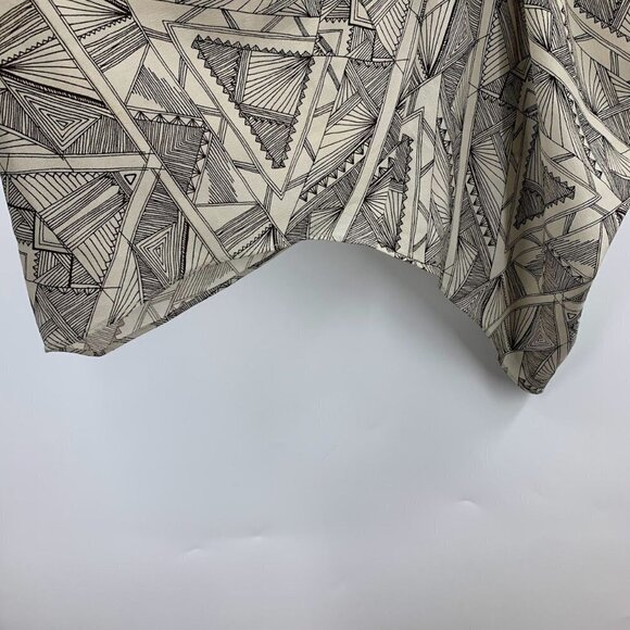 Mara Hoffman Women's Geometric Sleeveless Button Front Flowing‎ Top Size S - Picture 5 of 11